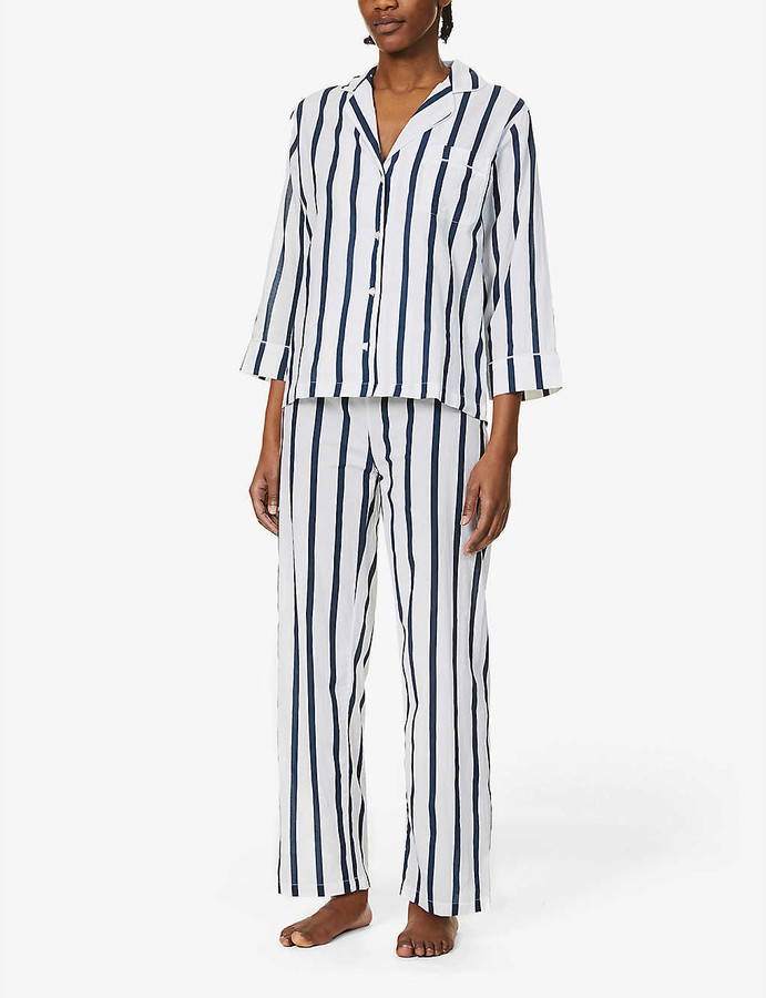striped pyjama set