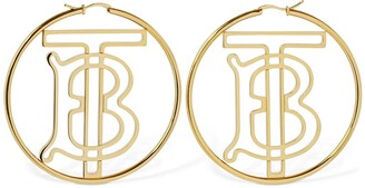 burberry hoop earrings