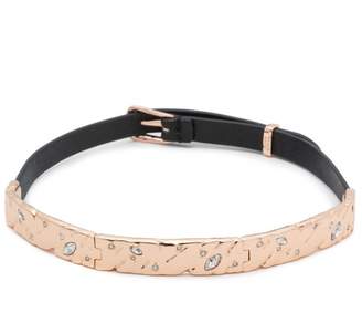 Alexis Bittar Hinged Leather Choker