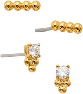 Thumbnail for your product : AJOA Lala Set of 4 Stud Earrings