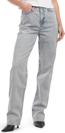 TJMAXX V High Rise Straight Leg Jeans For Women, Cotton