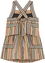 Thumbnail for your product : Burberry Striped Cotton Poplin Jumpsuit