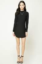 Thumbnail for your product : Forever 21 Mock Neck Mini Dress