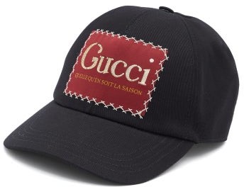 gucci logo cap