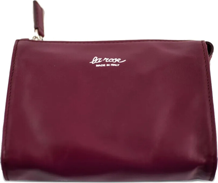 Larose Leather Make-Up Bag