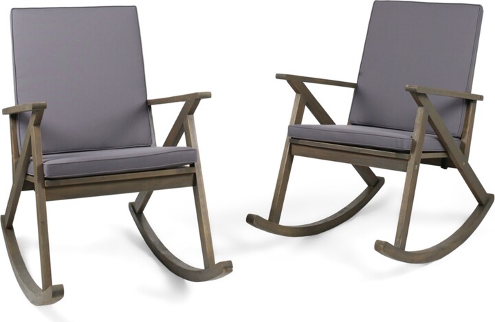 Gus Outdoor Rocking Chair (Set of 2)