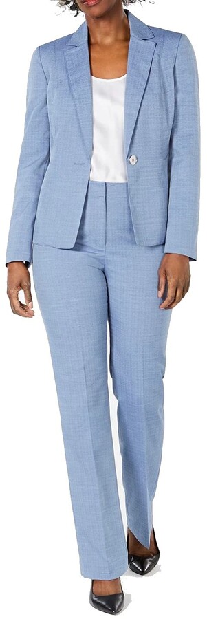 Light blue pants suit womens Clearance