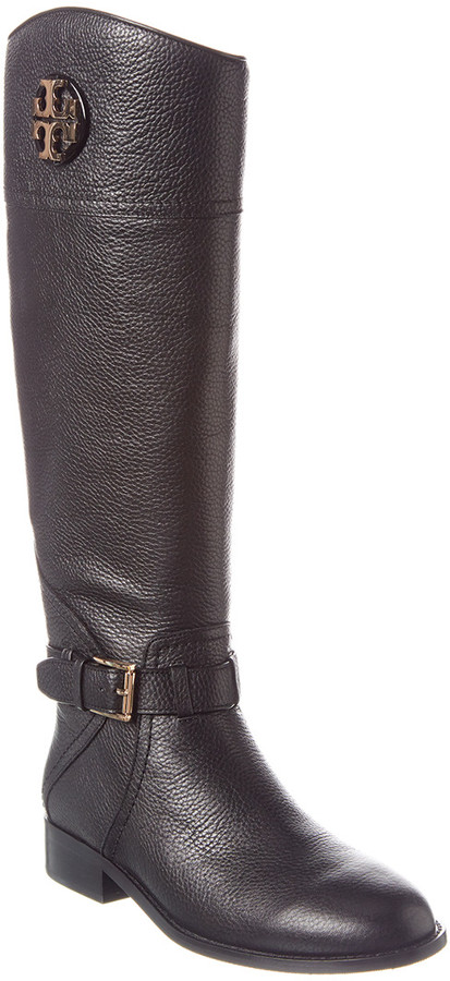 Tory Burch Adeline Leather Riding Boot - ShopStyle Clothes and Shoes