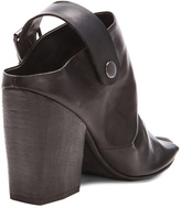 Thumbnail for your product : Marsèll Buckled Peep Toe Leather Booties