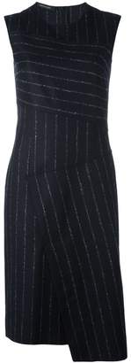 Cédric Charlier pinstripe asymmetric dress