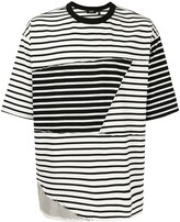 Thumbnail for your product : FIVE CM striped patchwork T-shirt