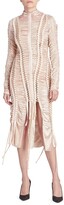 Thumbnail for your product : Balmain Satin Lace-Up Midi-Dress