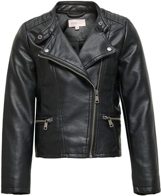 Only Girl's KONFREYA Faux Leather Biker OTW NOOS Jacket