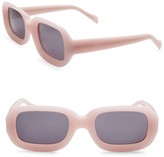 Thumbnail for your product : Illesteva Vinyl Matte Rectangular Sunglasses