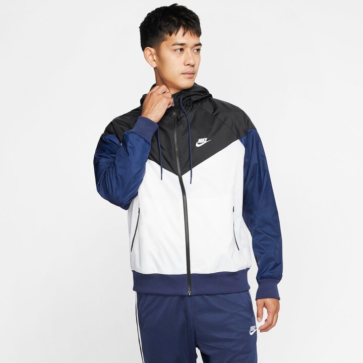 nike sportswear colorblock windrunner hooded jacket