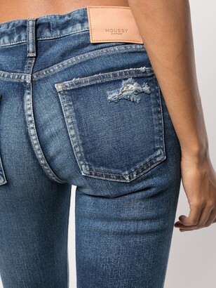 Moussy Prichard mid-rise cropped jeans