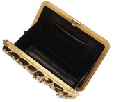 Thumbnail for your product : Alexander McQueen Floral & Pearl Evening Book Clutch