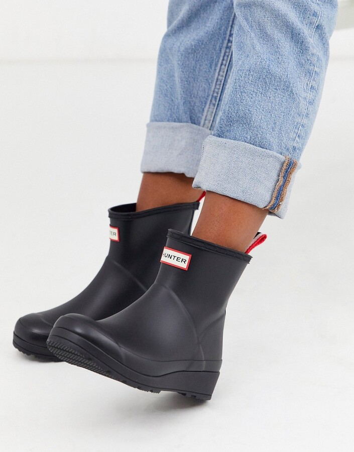 small black wellies