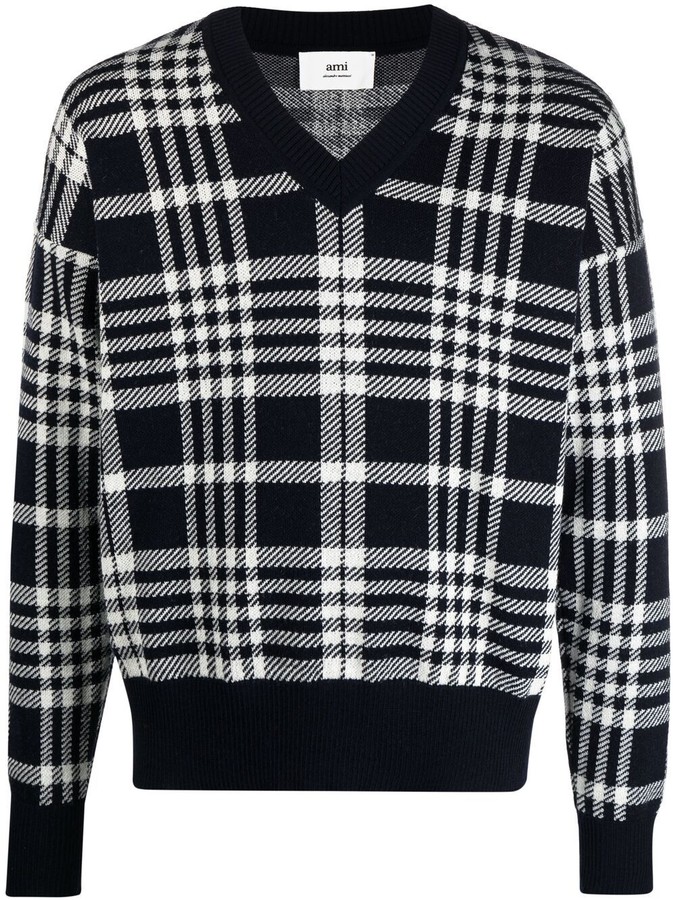 Deconstructed Hybrid Men/'s Flannel Shirt /& Women/'s V-Neck Sweater Create On Trend Cozy Top