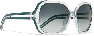 Chloé Square-frame acetate sunglasses