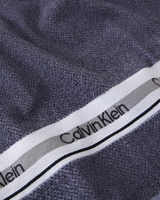 Calvin Klein Home Bath Towels - CK Logo Band Bath Towel