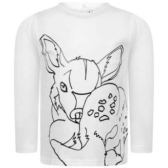 Givenchy GivenchyBaby Girls White Fawn Print Top