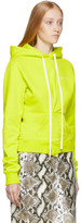 Thumbnail for your product : Unravel Yellow Official Pin Tuck Hoodie