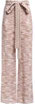 Thumbnail for your product : Missoni Belted Crochet-knit Wool Wide-leg Pants