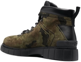 Car Shoe Camouflage Print Combat Boots