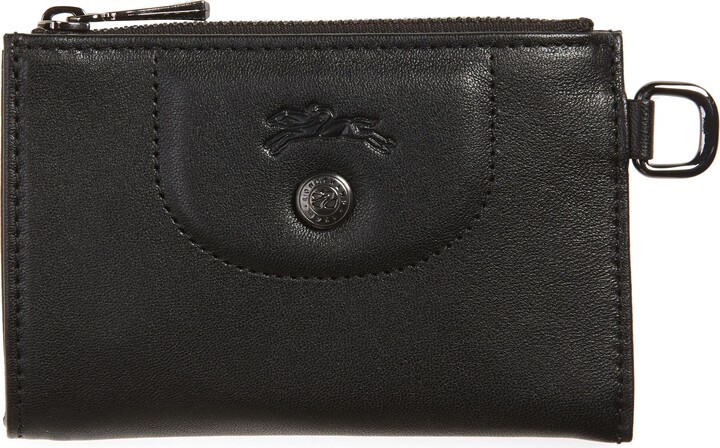 Longchamp Le Pliage Cuir Coin Purse with Key Ring - ShopStyle