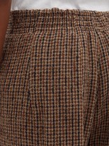 Thumbnail for your product : Raey Elasticated-back Wide-leg Textured Tweed Trousers - Brown Multi