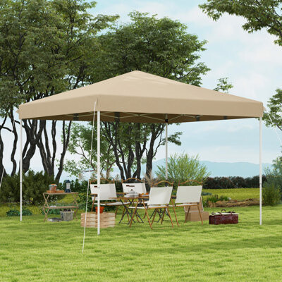 VODYXSEP Pop Up Canopy Tent, Instant Sun Shelter, Tents For Parties, Height Adjustable, With Wheeled Carry Bag For Outdoor, Garden, Patio, Parties