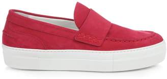 Moncler Giselle slip-on suede trainers