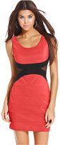 Thumbnail for your product : Ruby Rox Juniors' Colorblock Mesh-Panel Bodycon Dress