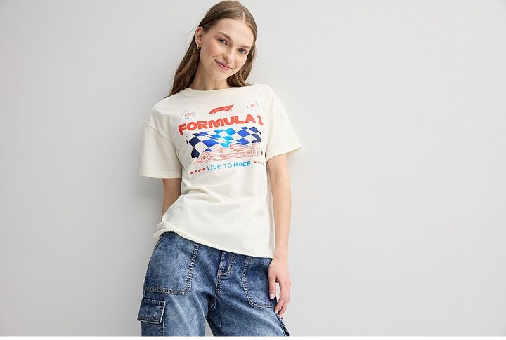 Licensed Character Juniors' Formula 1 Live to Race Graphic Tee