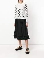 Thumbnail for your product : Comme des Garcons gathered maxi skirt