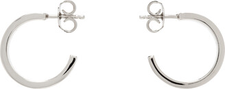 MM6 MAISON MARGIELA Silver New Numerical Logo Earrings