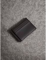 Thumbnail for your product : Burberry Check Money Clip Card Case, Red