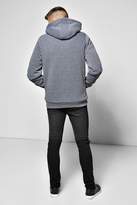 Thumbnail for your product : boohoo Sherpa Lined Zip Through Hoodie