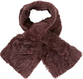 Thumbnail for your product : Barneys New York Women's Fur Pull-Through Scarf-Burgundy