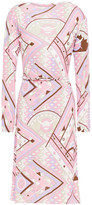 Thumbnail for your product : Emilio Pucci Belted Printed Jersey Dress