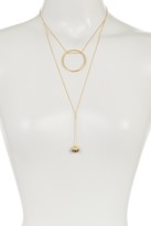 Thumbnail for your product : Botkier Double Row Ring and Stone Y-Drop Necklace