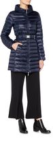 Thumbnail for your product : Marella Etoile quilted belted long coat