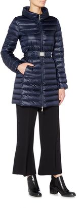 Marella Etoile quilted belted long coat