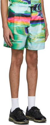 Rochambeau Multicolor Scramble Sport Shorts