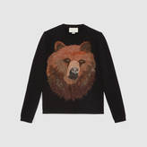 Thumbnail for your product : Gucci Wool sweater with bear