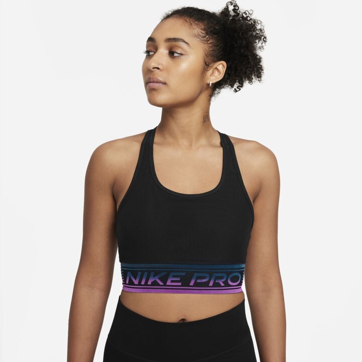 Nike Pro Swoosh Women's Medium-Support 1-Piece Pad Mesh Sports Bra -  ShopStyle