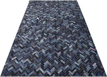 Isabelline Purdue Dark Blue Rug
