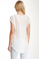 Thumbnail for your product : Zoa V-Neck Sheer Silk Tunic