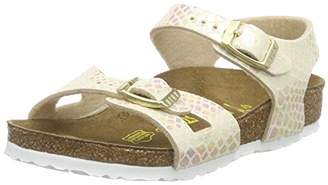 Birkenstock Girls Rio Strappy Sandals Beige Size: 11UK Child